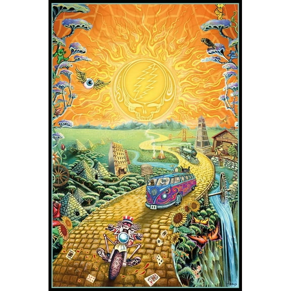 Grateful Dead Golden Road Poster 24x36 Sold by Art.Com