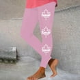 thumbnail image 2 of Jinhomg Fall Leggings for Women High Waist Stretch Yoga Pants Fashion Maple Leaf Print Full Length Leggings Casual Jogger Athletic Leggings 90 off Clearance Sale Pink XXL, 2 of 6
