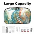 thumbnail image 3 of Hippocampus Oxford Cloth Waterproof Storage Pouch for Electronic Devices - 5.9x9.44x3.14 in - Ideal for Cord Organization, Cord Box, Travel Cord Case Small, 3 of 6
