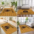 thumbnail image 4 of 3'x5' Area Rugs, Orange Plaid Halloween Indoor Outdoor Area Rug for Living Room Bedroom, Pumpkins Spooky Candy Polka Dot Washable Bathroom Rugs Kitchen Floor Carpet Mats Home Decor Aesthetic, 4 of 8