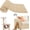 Khaki, variant on Heavy Duty Scratch Mat for Couch Furniture, Self-Adhesive Scratcher Carpet, Trimmable DIY Scratch Pad, Furniture Protector for Couch,Sofa,Door & Tree (Light Gray, 39.3" x 15.8")