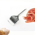 thumbnail image 4 of SUTENGDA Stainless Steel Spaghetti Noodle Pasta Maker Lattice Roller Dough Cutter Sturdy Practical Kitchen Gadget Tool Kitchen Cooking Tool(8.66‘‘*2.83‘‘), 4 of 8