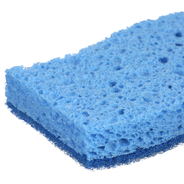 UPSTAR Microfiber Scrubber Sponge, Non-Scratch Kitchen Scrubbies,  Dishwashing and Bathroom Sponges, Size L Pack of 4