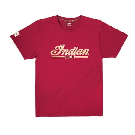- Indian Motorcycle New OEM Scout Logo Tee Red Men's Large, 286381606