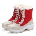 thumbnail image 6 of Women Snow Boots Waterproof Furry Lined Comfortable Furry Lined Ankle Booties for Winter Outdoor, 6 of 7