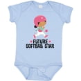 thumbnail image 3 of Inktastic Future Softball Star Cute Girls Girls Baby Bodysuit, 3 of 5