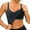 Gray, variant on 2PACK Women's Longline Sports Bra Wirefree Padded Medium Support Yoga Bras Gym Running Workout Tank Tops