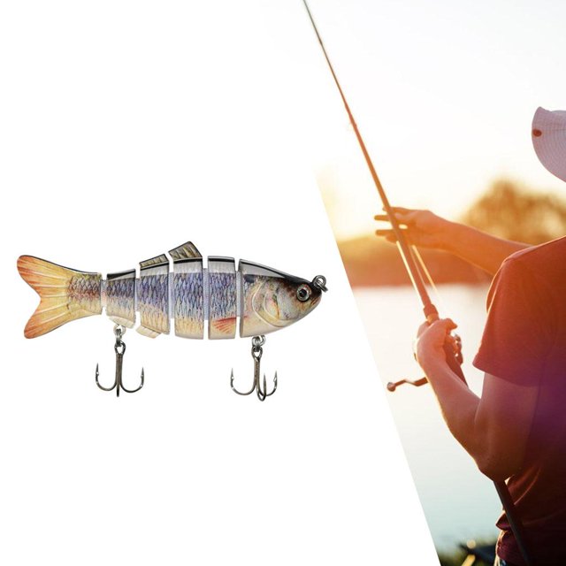 Señuelos de Pesca Cola Swimbaits Amarillo señuelo