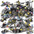 thumbnail image 5 of military-aircraft-carrier-police-building-blocks-children-assembled-diy-toys, 5 of 8
