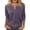 Purple #003, variant on Womens Tops 3/4 Length Sleeve V Neck Loose Casual T Shirts Summer Cloithes 2026, Light Blue 3XL