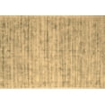 thumbnail image 1 of Ahgly Company Indoor Rectangle Abstract Brown Contemporary Area Rugs, 2' x 5', 1 of 4