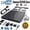 8 IN 1 Black, variant on External CD DVD Drive with USB 3.0 Portable DVD/CD+/-RW Player Burner for Laptop PC Mac HP
