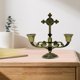 thumbnail image 4 of 2 Candelabros Retro Europeo para , Candelabros, Cristianos, Decoración para hogar Soledad Portavelas de pilar, 4 of 7