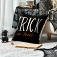 thumbnail image 4 of Sm:)e Trick or Treat Ghost Pumpkin Flowers Happy Halloween Pillow Covers 18x18 Inch Set of 2, Cushion Covers for Sofa Home Decor, 4 of 8