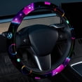 thumbnail image 2 of Game Controller 14.5 Inch Printing PVC Leather Car Wheel Cover Steering Wheel Cover Auto Accessories, 2 of 6