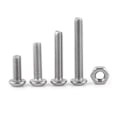 thumbnail image 3 of FUTUREORYY 340Pcs Screw Set And Lock Nut Assortment Silver White For Indoor Use, 3 of 8