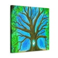 thumbnail image 2 of Oak Tree in Moonlight - Canvas, 2 of 10
