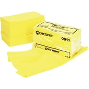 Chicopee Masslinn Heavy Duty Dust Cloth - 24" Length x 24" Width - 25 / Bag - 100 / Carton - Heavy Duty, Disposable, Durable - Yellow
