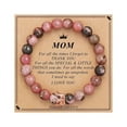 thumbnail image 6 of XEOVHV Beaded Bracelets for Teen Girls, Valentines Day Gifts for Her Teen Girl Gifts Ideas Teenage 11 Year Old Friendship Birthday Gifts Women Daughter Granddaughter Niece(Rhodochrosite Bracelet), 6 of 9
