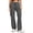 412#Gray, variant on Womens High Waisted Cargo Pants Stretchy Wide Leg Y2K Fashion Travel Pants with Pockets Black L