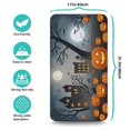 thumbnail image 2 of Halloween Pumpkin Ghost Drying Mat for Dishes Horror Pumpkin Ghost Kitchen Drying Mat Non Slip Foldable Washable 17x31.5 Inch Dish Drying Pad for Coffee Machine Dish Rack, 2 of 4