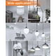 thumbnail image 5 of E27 LED Bulb Cool White 6000K 1600LM, 16W E27 LED Bulb Indoor 150W Halogen Equivalent, AC 220-240V, Non-dimmable, , 4 Pack, 5 of 5