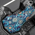 thumbnail image 5 of Binienty Boho Mandala ATV Seat Cover Blue Motorcycle Flexible Seat Protector Compatible with Sportsman Rancher Foreman Scrambler Kodiak Most ATV, 5 of 8