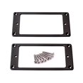 thumbnail image 3 of Milaget 2 Pieces Humbucker Pickup Bottom Frame for LP Electric Guitar Black, 3 of 9