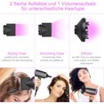thumbnail image 2 of Hair Dryer, 4-In-1 Professional Hairdryer 2000 W Hairdryer With Wind Speed Setting, 2 Flat Attachments And 1 Volume Attachment, Warm And Cool Wind, Small And Not Heavy, 2 of 7