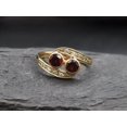 thumbnail image 4 of Garnet Ring Red Garnet Ring Natural Garnet January Birthstone Silver Ring, 4 of 6
