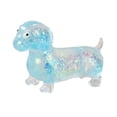 thumbnail image 4 of Juguete antiestrés con forma de perro salchicha, diseño brillante, juguete sensorial, material suave, regalo novedoso, Azul, 4 of 9