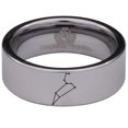 thumbnail image 2 of Leo Constellation Tungsten Carbide Ring, 2 of 9