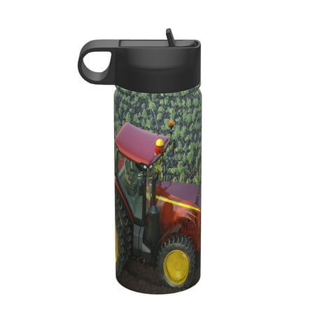 

Qekee farm tractor Print 18OZ Sports Insulated Kettle Coffee Mug Travel Tea Mug Thermos Cup 18 Stainless Steel Water Bottle For Running Hiking Cycling