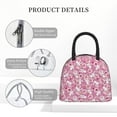 thumbnail image 4 of Fotbe Cute Rabbit Pattern Lunch Bag, Insulated Lunch Box, Small Leakproof Cooler Food Lunch Containers Reusable High Capacity Lunch Tote Bags for Work, Travel, Outdoor, 4 of 6