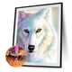 thumbnail image 2 of Kits de bordado de punto de cruz de animales de lobo de taladro completo de bricolaje de pintura de diamante 5D Hugtrwg Para estrenar, 2 of 8