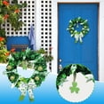 thumbnail image 6 of SHENGXINY St.Patricks Day Wreath for Front Door St. Patrick's Day Green Decoration Wreath Home Decoration Ornaments Green, 6 of 9