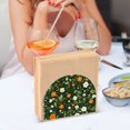 thumbnail image 3 of Yayeee Napkin Holder for Table Kitchen Paper Tissue Organization, Green Flowers Pattern, 3 of 8
