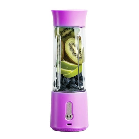 

Hesxuno Personal Portable Agitators Mini Agitators For Shakes Mini Agitators With 6 Blades USB Rechargeable 16.9oz Multifunction Juicer Cup For Travel Camping Office