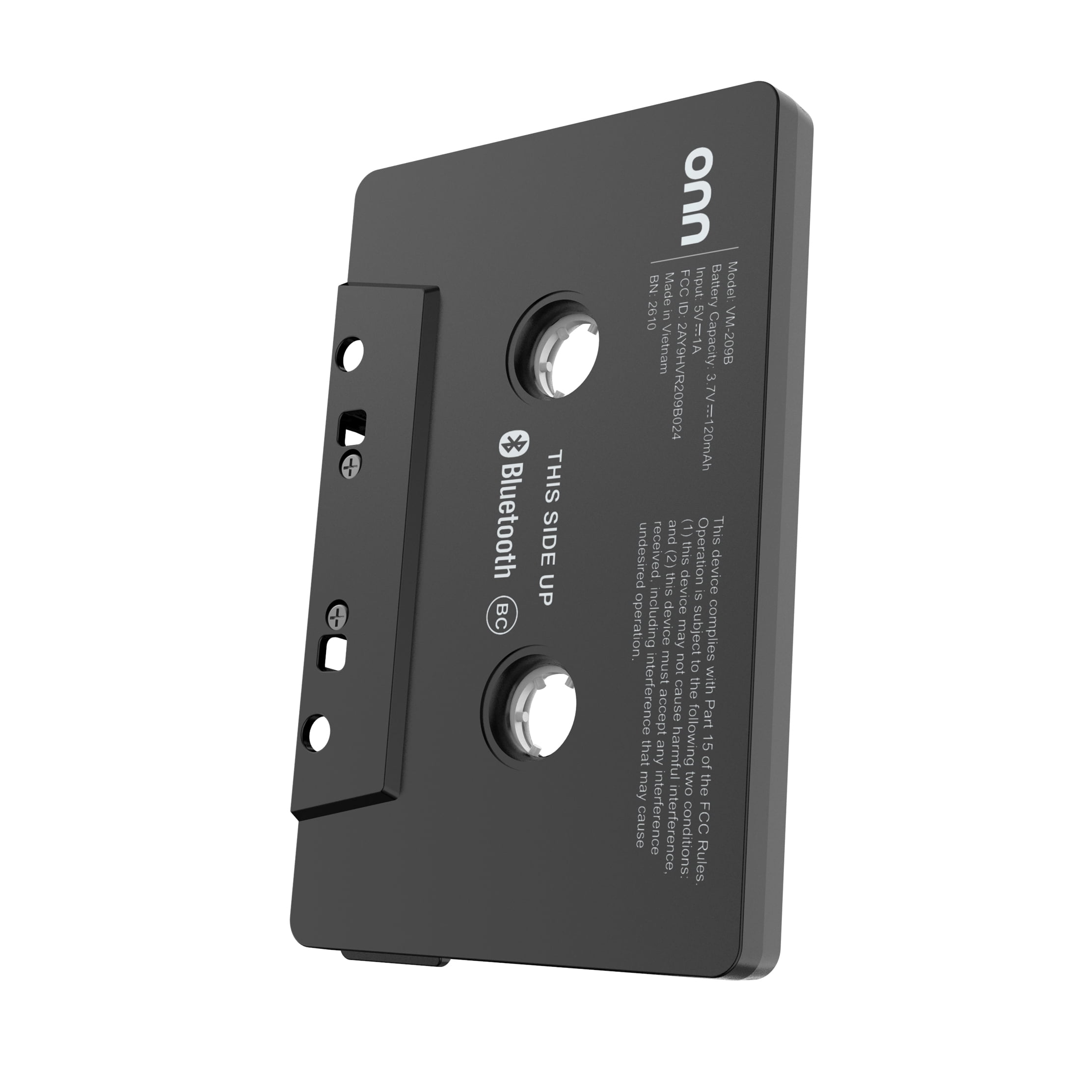 onn Wireless Cassette Adapter with Bluetooth Wireless Technology