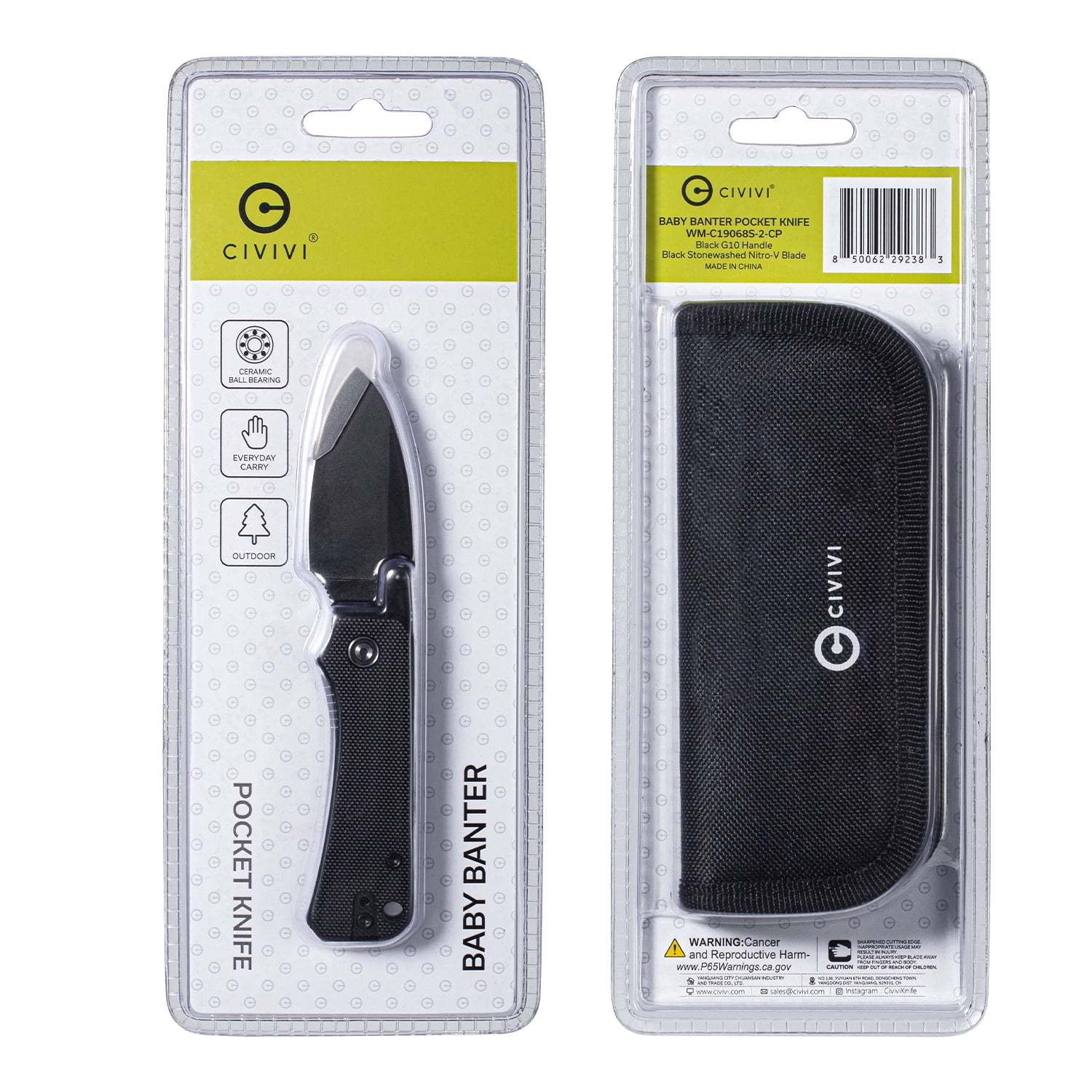 LitaLIFEＶｅｒ．1 CIVIVI Baby Banter Pocket Folding Knife 2.34