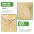 thumbnail image 5 of Woven Cutlery Basket for Storing Kitchen Items Made of Plastic in Beige Color 7 x 4.5 x 4 Inches, 5 of 6