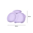 thumbnail image 3 of Platos de dibujos animados para niños, platos antideslizantes para alimentación de bebés, vajilla con ventosa no tóxica JShteea Libre de BPA, 3 of 9