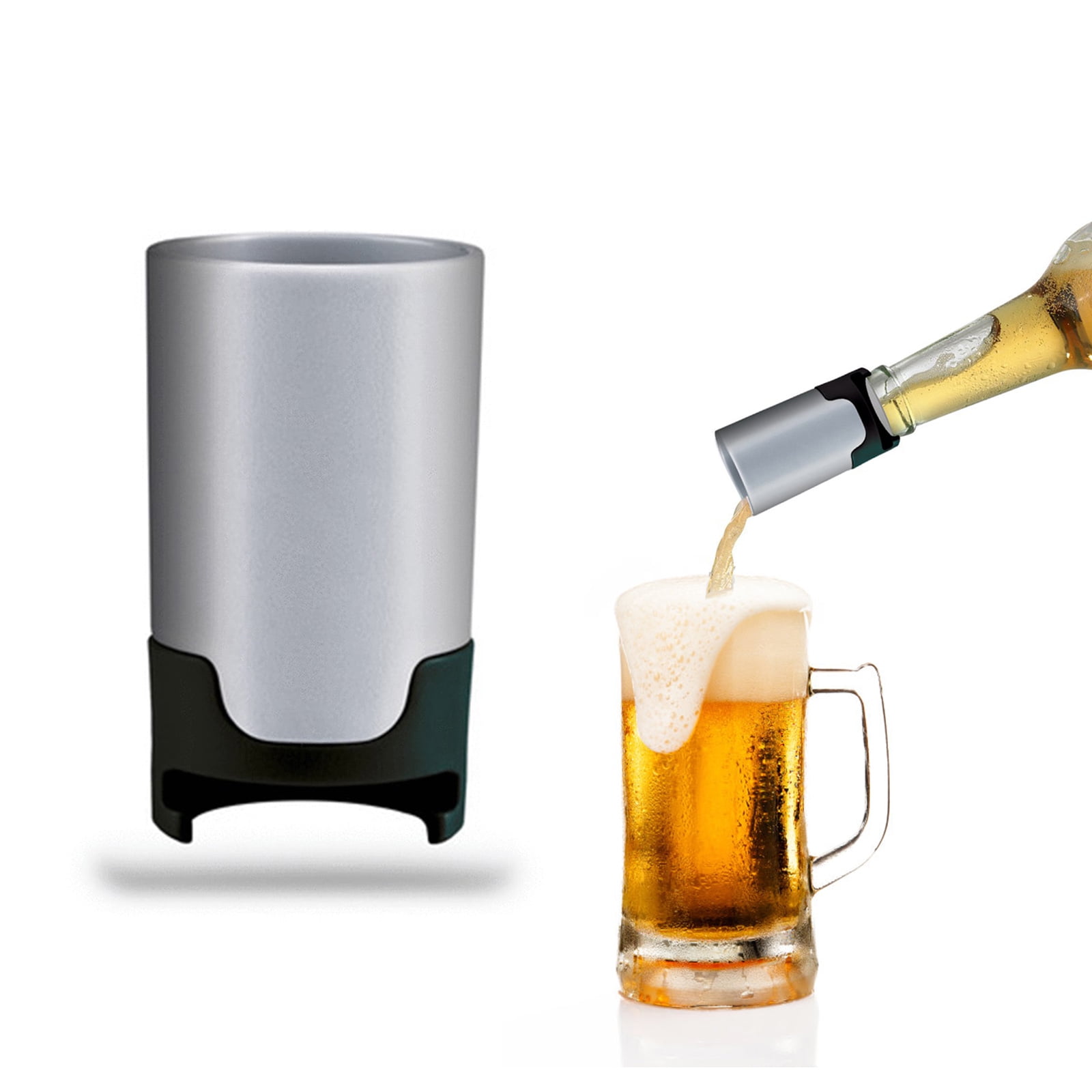 Portable Beer Cooler Beer Foam Machine Sliveal Foamer Drinking