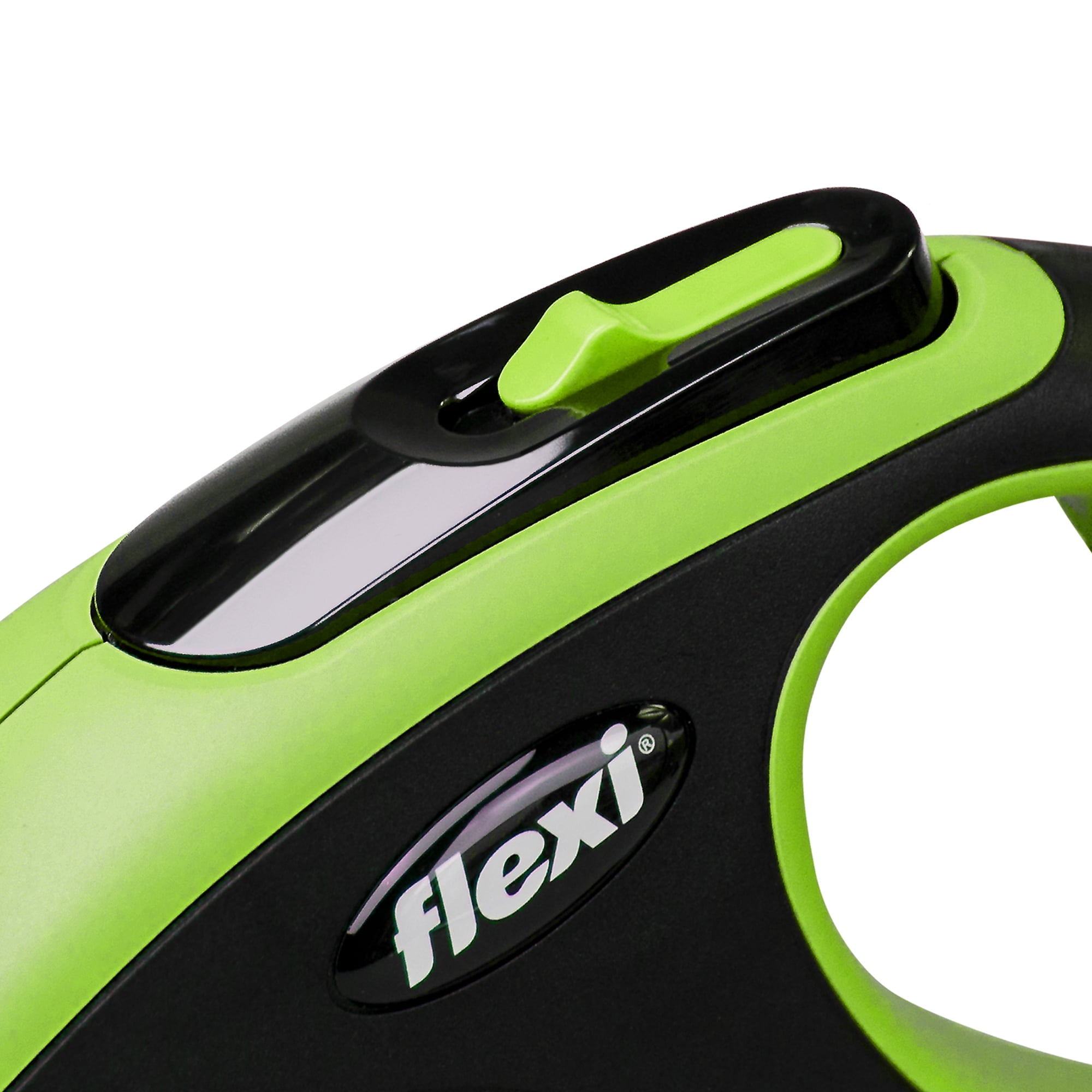 Flexi New Comfort Medium Tape Retractable Dog Leash, 16 ft, Green (For Dogs up to 55 lbs)