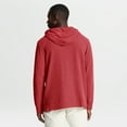 thumbnail image 2 of Men's Fanatics Red Wisconsin Badgers Hometown Premium Huddle Up Long Sleeve Hoodie T-Shirt, 2 of 5