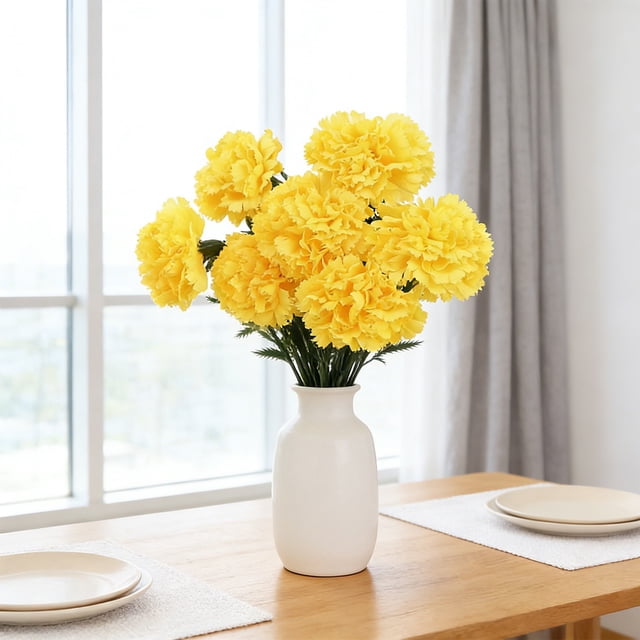 Artificial Carnation Flowers For Home Decor Desktop Decorations And Holiday Gifts
