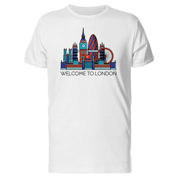 Big City Welcome To London T-Shirt Men -Image by Shutterstock, Male Medium
