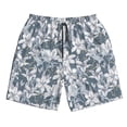 thumbnail image 5 of Goofa Lilies Flowers Printed Mens Swim Trunks Summer Quick Dry Short Beach Swimwear Bathing Suits-Medium, 5 of 9