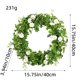 thumbnail image 3 of Xihbxyly Corona de Tréboles de Cuatro Hojas, Decoración para El Día de San Patricio, Guirnalda Artificial con Tréboles de Imitación, para Colgar En La Puerta, Decoración para Bodas, Accesorio Festivo, 3 of 7