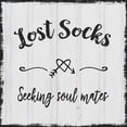 thumbnail image 3 of Jill, Susan 12x12 Black Modern Framed Museum Art Print Titled - Lost Socks, 3 of 5